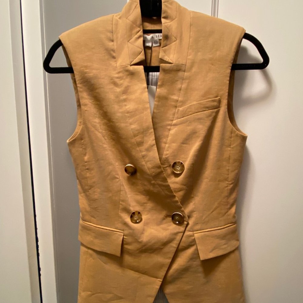 Veronica Beard Amika Double-Breasted Vest NEW W/TAGS- Size 2